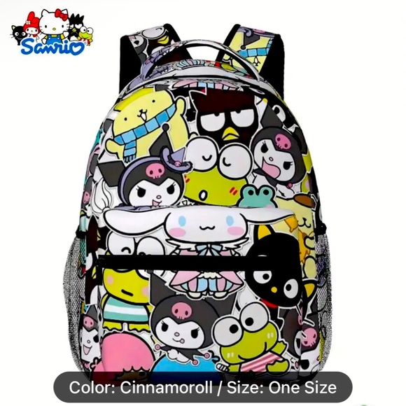 sario Handbags - Sanrio Kuromi Cute Cinnamoroll Backpack Kawaii NWT​